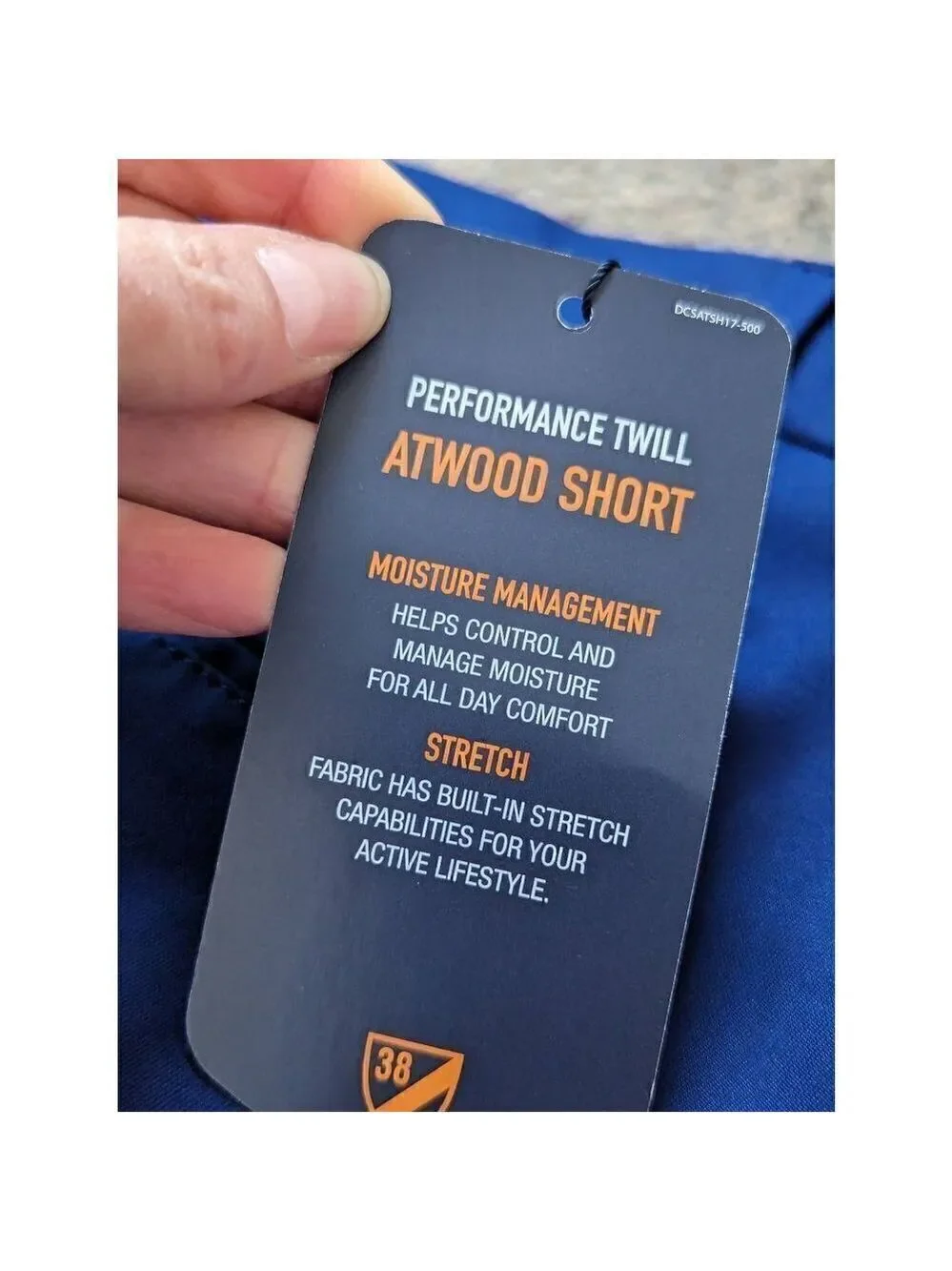 Cremieux Mens Dark Blue Polyester CLUB Performance Twill Atwood Shorts 40 NWT
